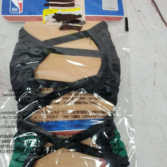 NBA Celtics Mask 2 Piece Reusable Face Covering Youth OS 4-7 - Picture 9 of 11